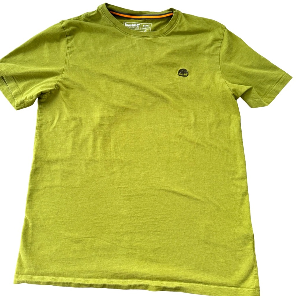 Timberland Men’s Short Sleeve Classic Embroidered Logo Green T-Shirt